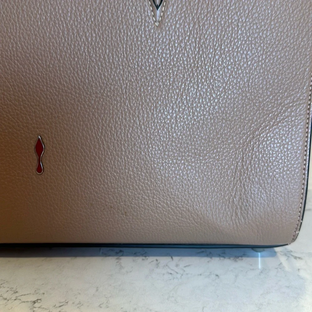 Christian Louboutin red 2 way satchel/crossbody bag